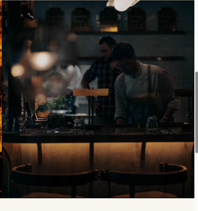 Kitchen team at work